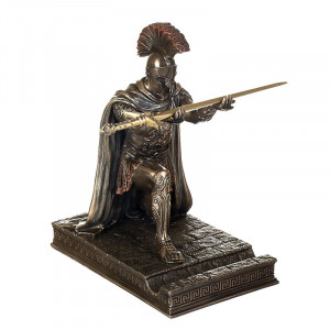 Статуетка Воїн римський легіонер 17x19 см B030305 бронзове покриття