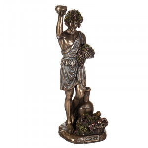 Статуэтка Дионис с бронзовым покрытием 10x28 см B030307