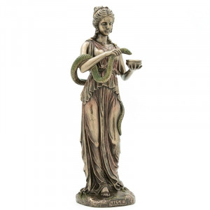 Статуэтка Гигея богиня здоровья 28 см B030346 бронзовое покрытие