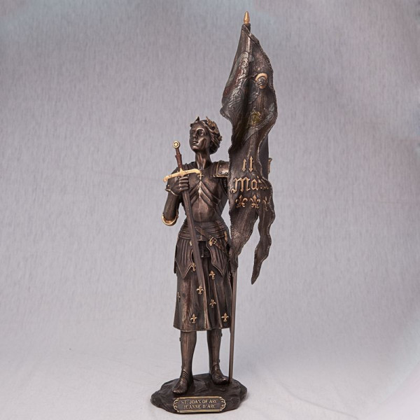 Статуэтка Жанна дАрк 36 см B030414 бронзовое покрытие