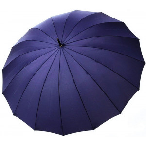 Doppler парасолька тростина B106055 напівавтомат синій чоловічий 16 спиць діаметр 102 см