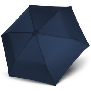 Австрійська легка парасолька B106123 Doppler автомат темно-синій 3 додавання 95 см
