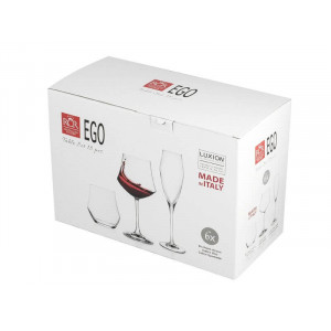 Набір келихів для вина шампанського та коньяку Італія 18 предметів B690028