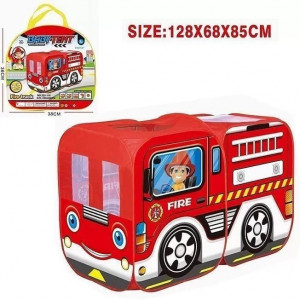 Намет дитячий B140239 ігрова в сумці Пожежна служба червона 128x68x85 см.