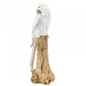 Статуетка Папуга Альбус B030830 білий 10x10x34 см.