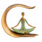 Статуетка Йогіня в позі лотоса B030893 11x27x24 див. подарунок йогу, вчителю йоги
