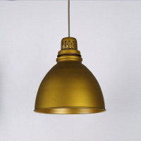 Светильник подвесной на кухню B0301240 в форме колокола бронзовый 25x30 см