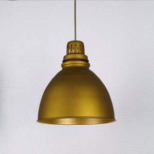 Світильник підвісний на кухню B0301240 у формі дзвону бронзовий 25x30 см