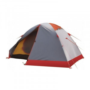 Экспедиционная палатка 3 местная B138228 Tramp серо-красная 360x210x120 см. 