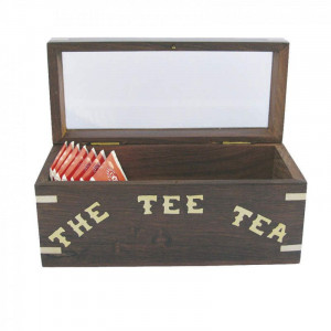 Коробка для чайных пакетиков B5501014 Sea Club деревянная 18x8x9 см. 