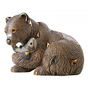 Декоративная статуэтка Медведь B5501080 De Rosa Rinconada 10х15х11 см. 