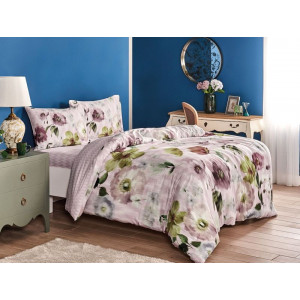 Двуспальный комплект постельного белья B156216 Linens розовый 