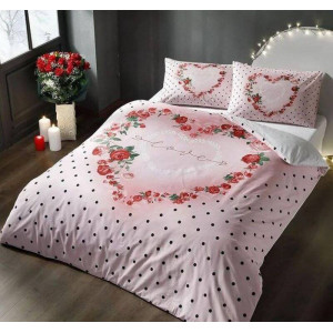Комплект постельного белья двуспальный B156224 TAC розовый 