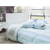 Ковдра полуторна B156299 Linens блакитна 155x215 см.