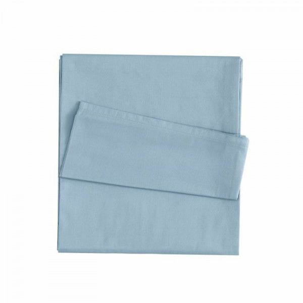 Хлопковая простынь B156050 Linens синяя 180x260 см. 