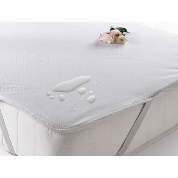 Водонепроникний наматрацник B156088 Linens на резинці білий 70x140 см.