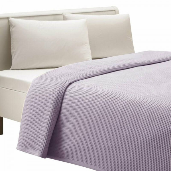 Пике покрывало B156097 Linens лиловое 230x250 см. 