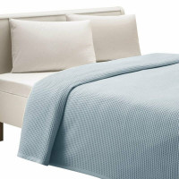 Пике покрывало B156100 Linens синее 170x250 см. 