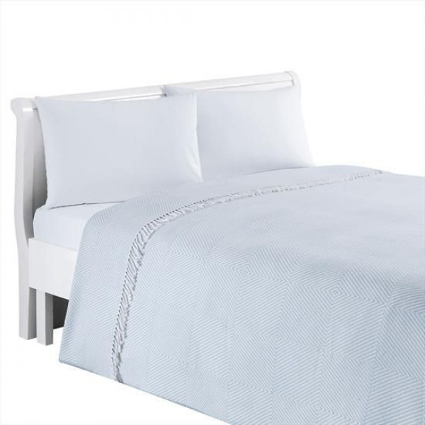 Двуспальный плед B156113 Linens синий 200x220 см. 