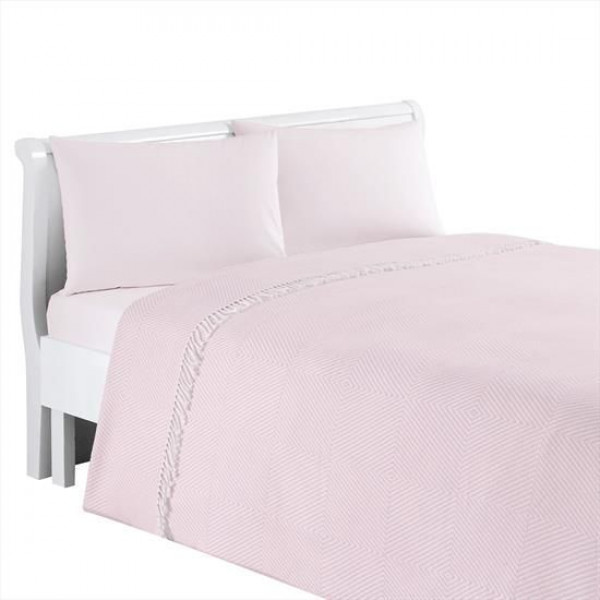 Плед двуспальный B156114 Linens розовый 200x220 см. 