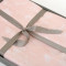 Скатерть тефлоновая B156148 Linens двусторонняя с кантом и жаккардовым рисунком розовая 220x160 см. 
