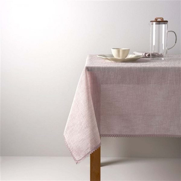 Скатерть на стол B156151 Linens розовая 150x250 см. 