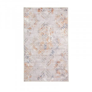 Безворсовий килим B168144 Arte Espina з винтажним кремовим принтом 200х290 см.