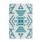 Коротковорсный ковер B168342 Kayoom бело-бирюзовый 120x170 см.