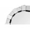 Кругле настінне дзеркало B168531 Kayoom сріблясте 80x80x4 см.