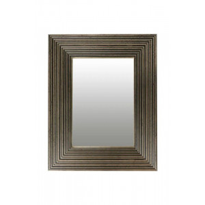 Настінне дзеркало B168503 Kayoom із чорно-золотою рамкою 44,8x35,8x1,8 см.