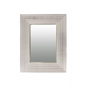 Дзеркало на стіну B168505 Kayoom із сріблясто-білою рамкою 44,8x35,8x1,8 см.