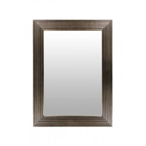 Настінне дзеркало B168506 Kayoom із чорно-золотою рамкою 79x59x1,8 см.