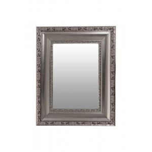 Дзеркало настінне B168502 Kayoom з широкою сріблястою рамкою 44,7x35,7x3 см.