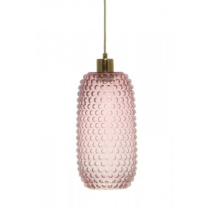 Подвесной светильник B168549 Kayoom стеклянный розовый 15x15x34 см. 
