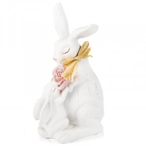 Статуэтка декоративная Кролики семья 12x6,5x20 см B0301450
