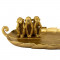 Блюдо декоративне золотаве 45x17x10 см B0301597