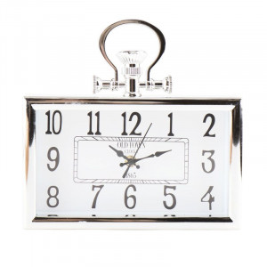 Настінний годинник декоративний білий 25x24 см B0301607