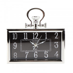 Настінний годинник декоративний чорний 25x24 см B0301608