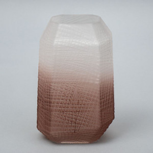 Скляна ваза різнокольорова 29 см. B0301646