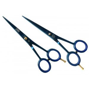 Перукарські ножиці для стрижки сині 6,0 Zauber B1700054