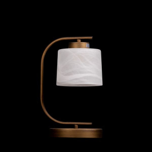 Настольная лампа бронзово-белая 18x29 см B171466