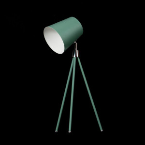 Настільна лампа металева зелена 24x50 см B171492