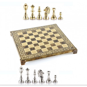 Подарункові шахи бронзові в дерев'яному футлярі 36х36 см. B670454