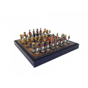 Настольная игра 3 в 1 шахматы шашки нарды Наполеон 48x48x5,5 см B670448