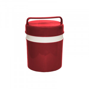 Термобокс для еды 1 литр с ручкой красный B172047