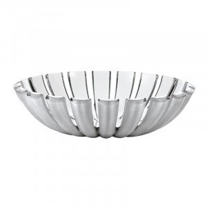 Блюдо для фруктов серое 25x25x6,5 см Guzzini Италия B172220