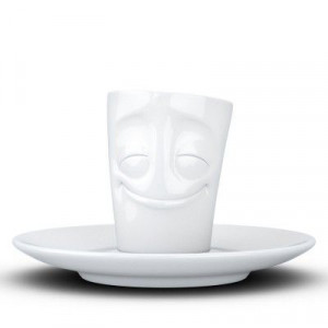 Кофейный набор 2 предмета чашка для эспрессо 80 мл и блюдце фарфор Tassen B4100245