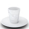 Набір кавовий 2 предмети чашка порцелянова для еспресо 80 мл з блюдцем Tassen B4100246