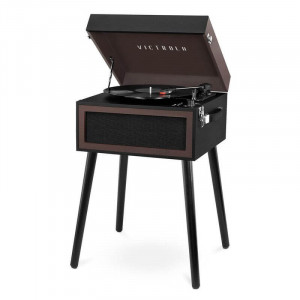 Проигрыватель пластинок многофункциональный 5 в 1 Victrola B740012 "VinylStand" черно-коричневый