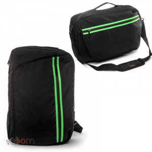 Рюкзак-сумка спортивний чорний B320017